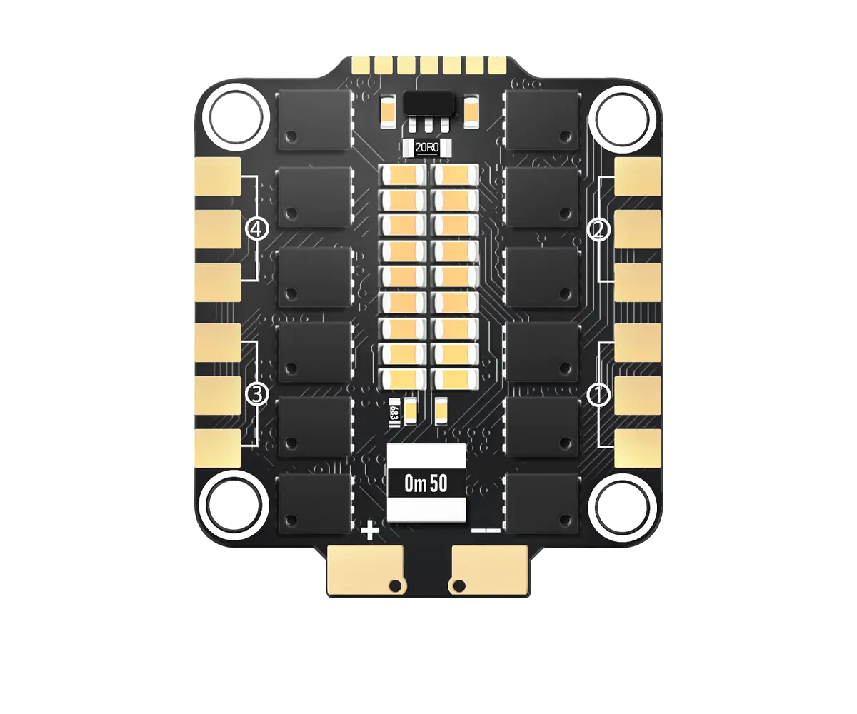 части беспилотника FPV ESC 4-в-1 ESC 50A электронный регулятор скорости ESC доска для управления скоростью двигателя беспилотника fpv