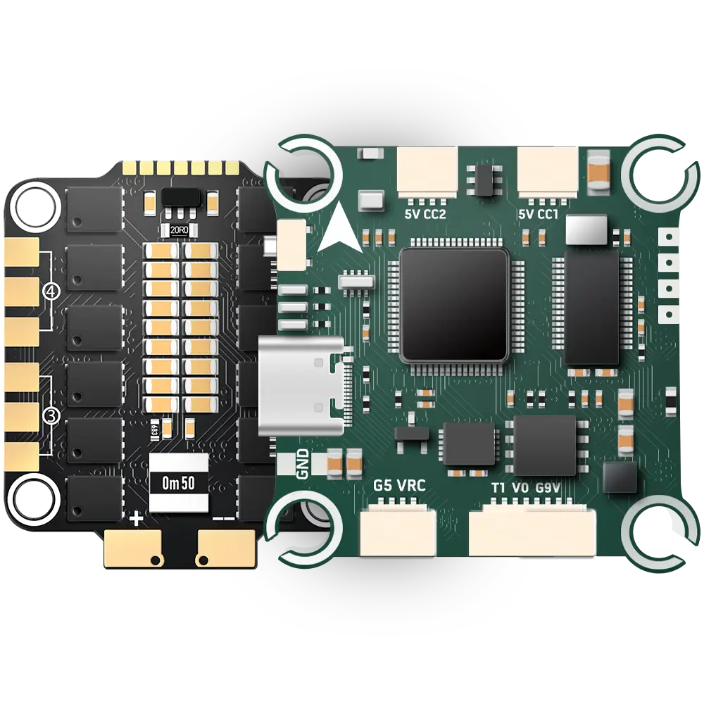 fpv drone parts fpv stack FT405-60A-BTM f4 & 60A 4-in-1 esc stack for fpv and racing drones