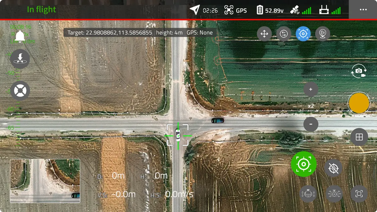 HS-UAV401 Drone app for guided flight
