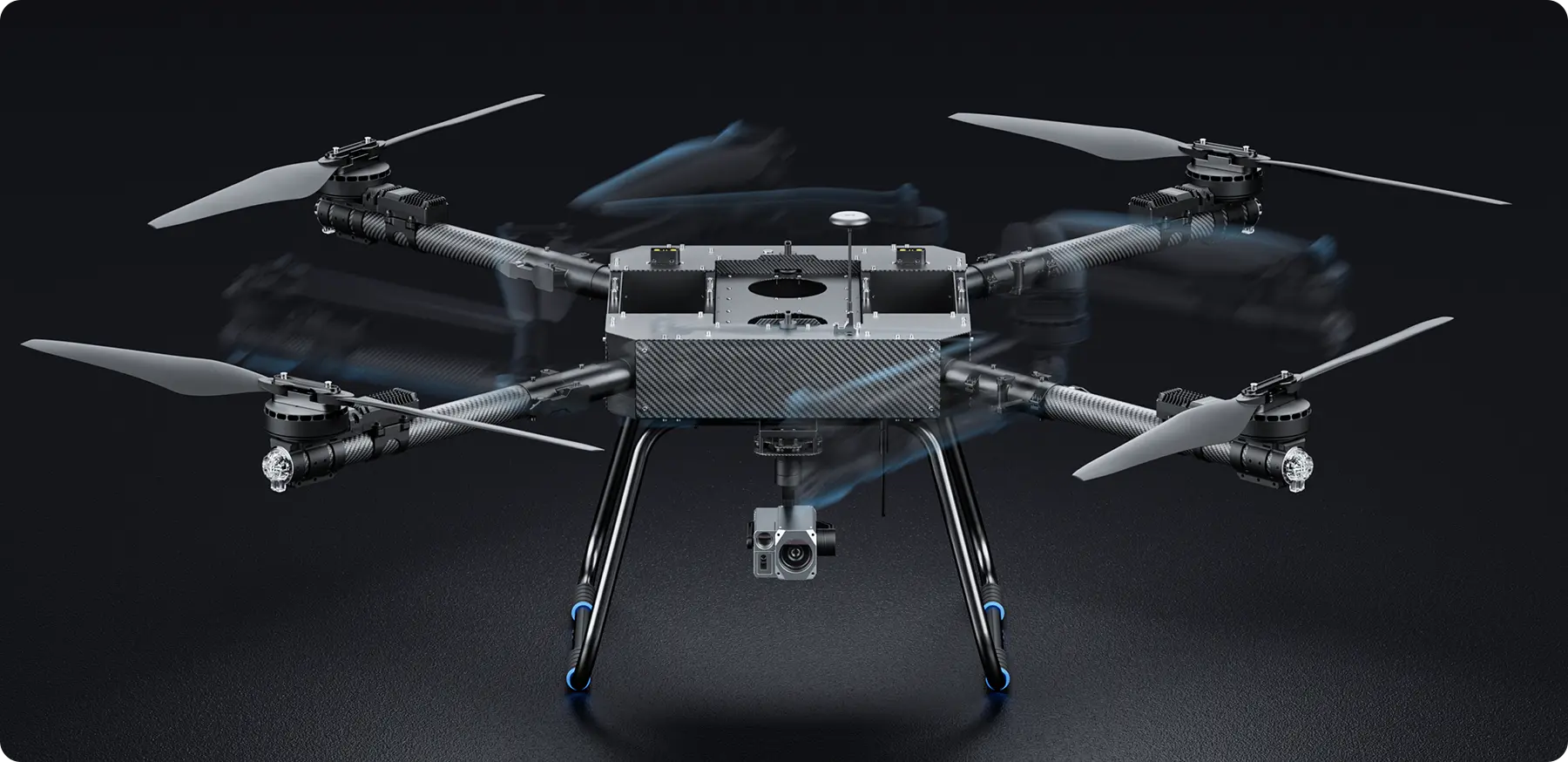 HS-UAV401 foldable drone supports tool-free assembly for efficient operation