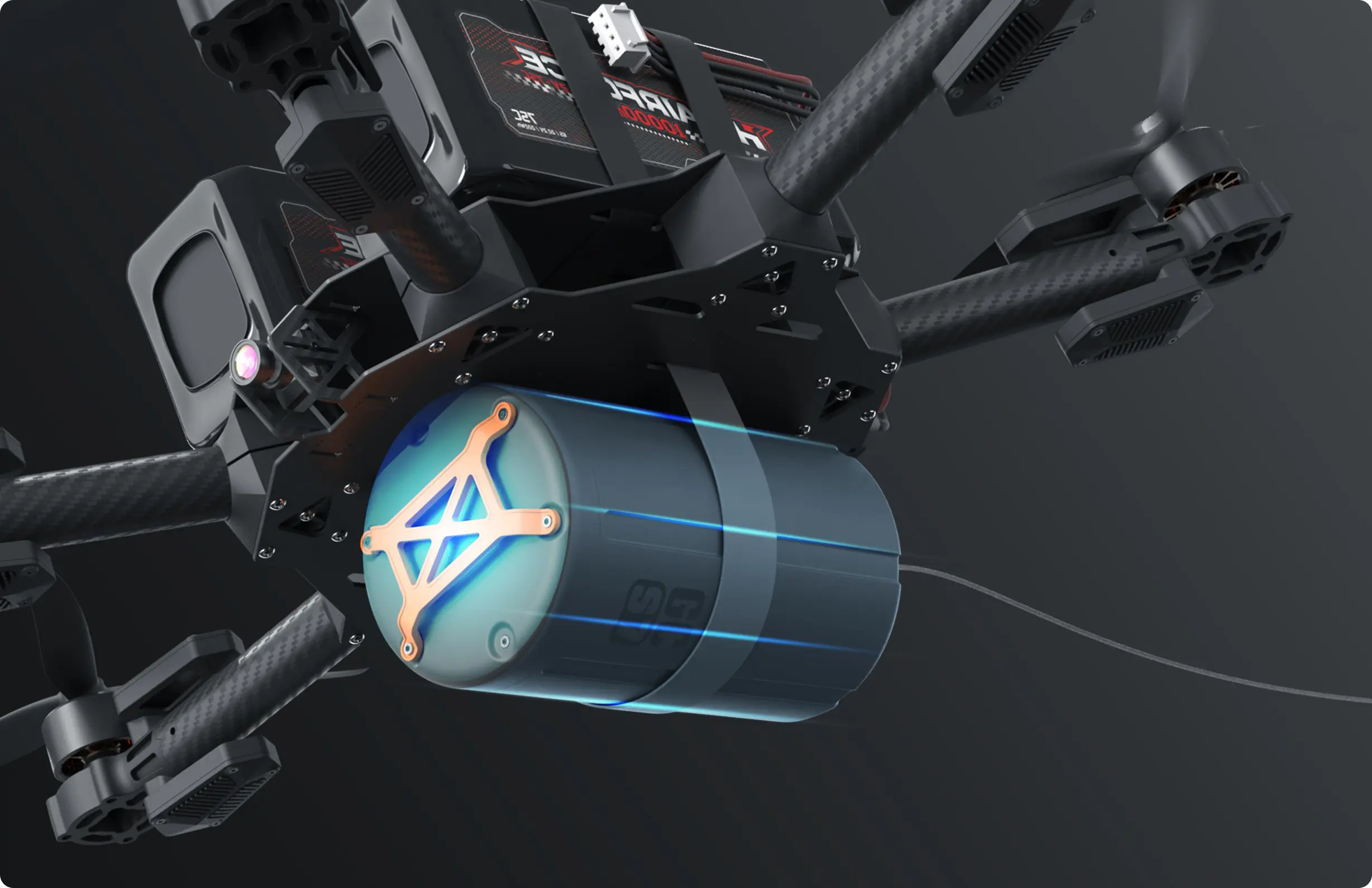 FPV дрон против помех с помощью волоконно-оптического управления