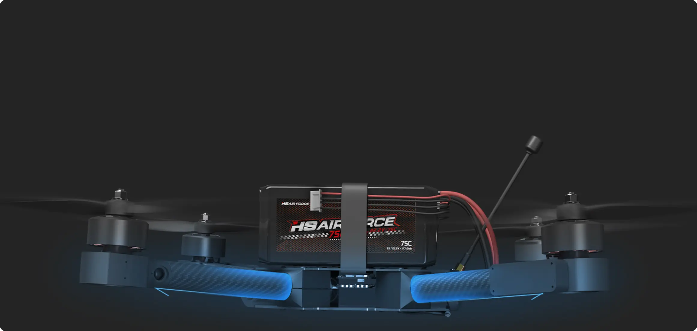 HS-P134M FPV Drone's Stable Structure Design