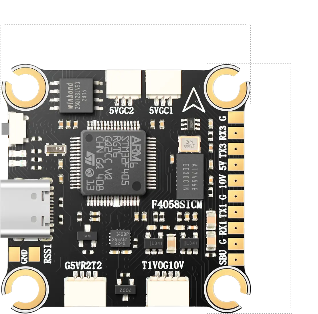 Jhemcu Ghf405aio Wiring Diagram JHEMCU GHF405AIO ICM ESC 40A